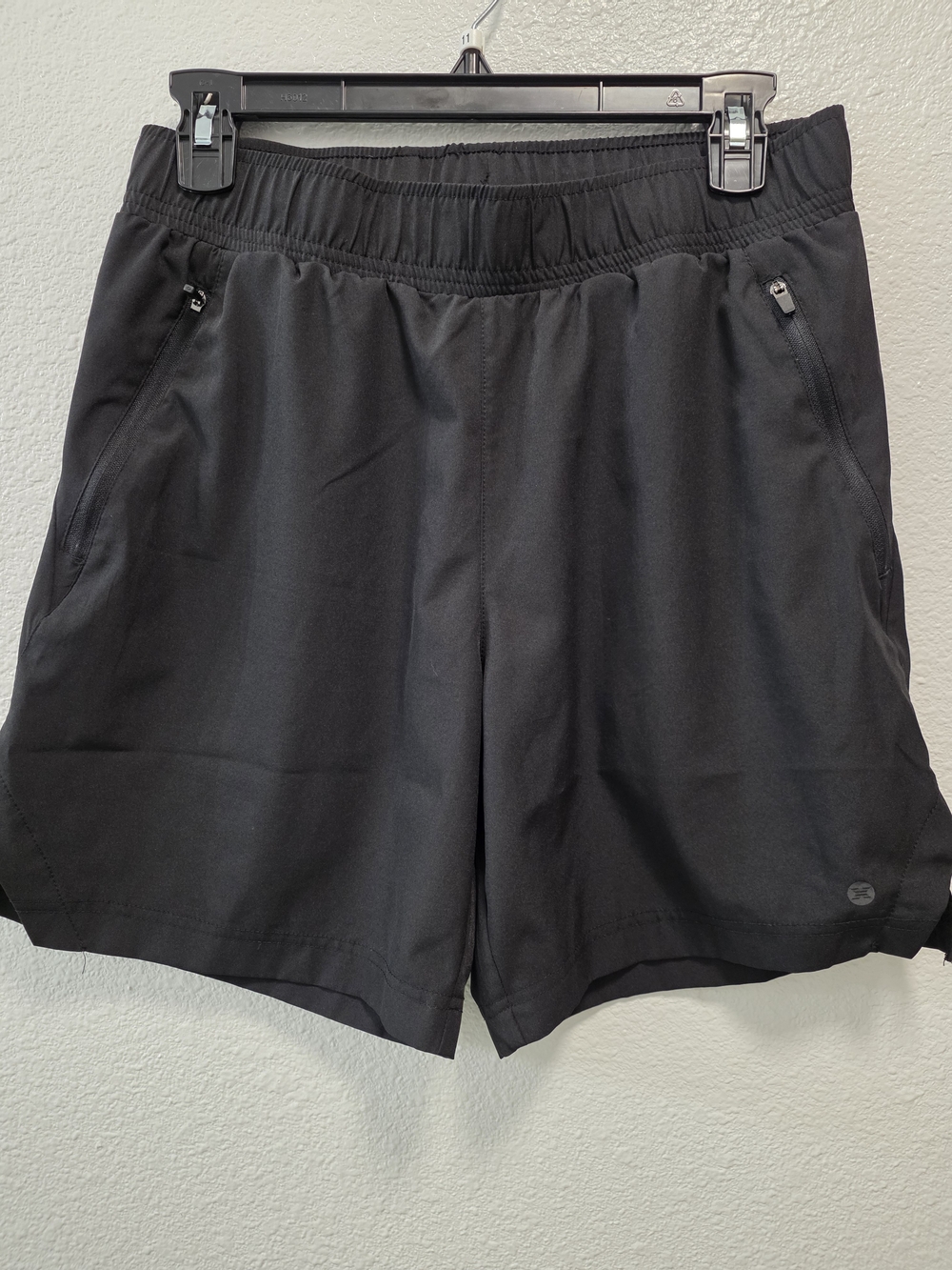 RBX Black Zippered Athletic Shorts